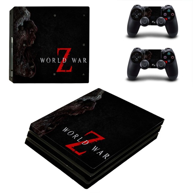 World War Z Zombies Ps4 Pro Skin Sticker Decal For Playstation 4 Console  And 2 Controller Ps4 Pro Skin Sticker Vinyl - Stickers - AliExpress